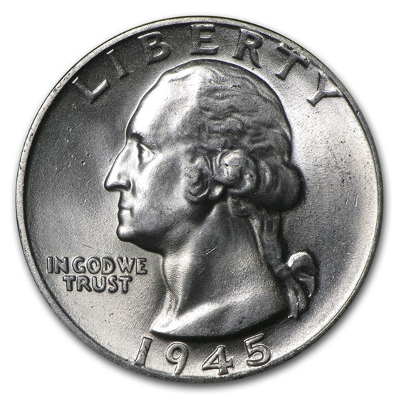 1945 Washington Quarter BU 1945 Washington Quarter BU